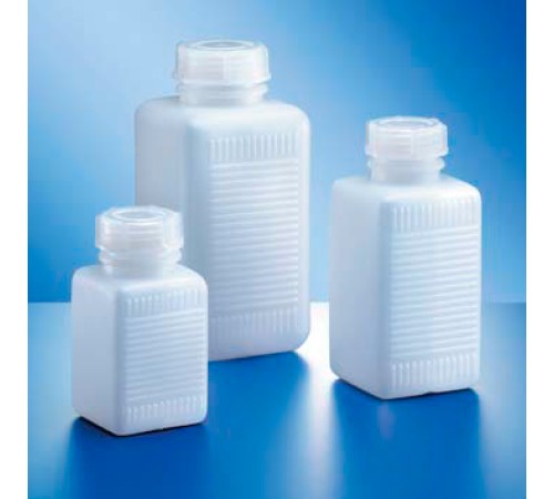 Бутыль Kautex широкогорлая 500 мл, HDPE, квадратная, Ø 40 мм, естественный цвет, без крышки Бутыль Kautex широкогорлая 500 мл, HDPE, квадратная, Ø 40 мм, естественный цвет, без крышки