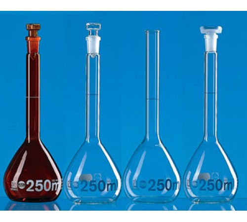 37250 Колба мерная BLAUBRAND с полипропиленовой пробкой 200-14/23 37250 Колба мерная BLAUBRAND с полипропиленовой пробкой 200-14/23
